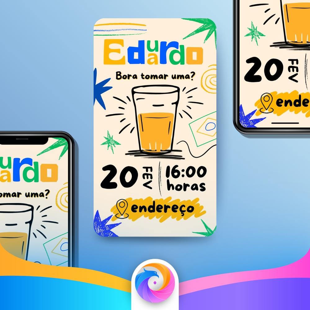 Bora Tomar Uma - Convite Mobile