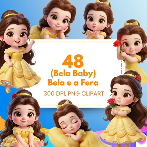 Kit Bela e a Fera (baby)