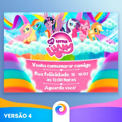 My Little Pony - Convite