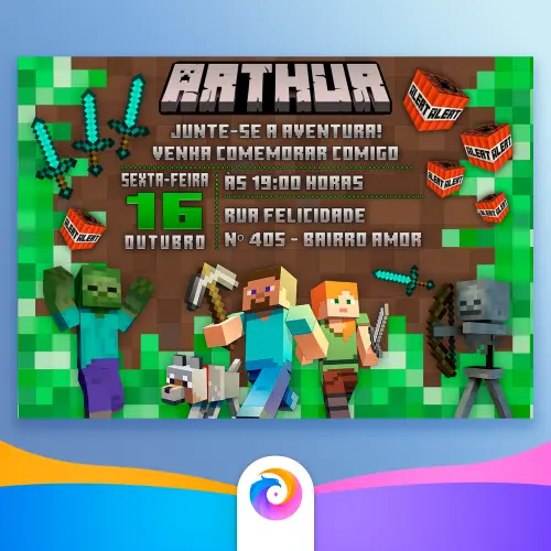 Minecraft - Convite