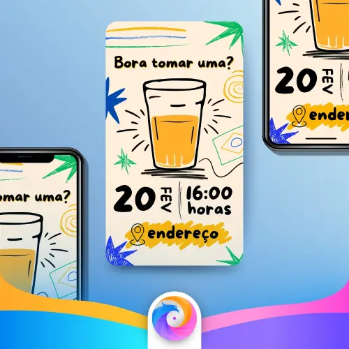 Bora Tomar Uma - Convite Mobile