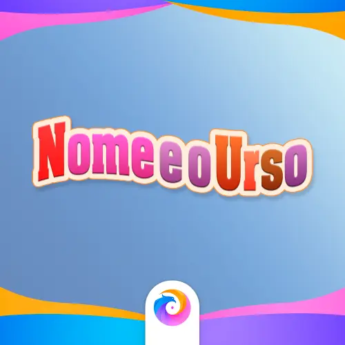 Masha e o  Urso (Rosa) - Logo