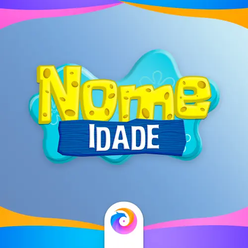 Bob Esponja (Azul) - Logo