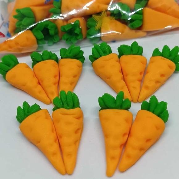 50 Mini Cenouras de Açúcar Páscoa para Chocolates