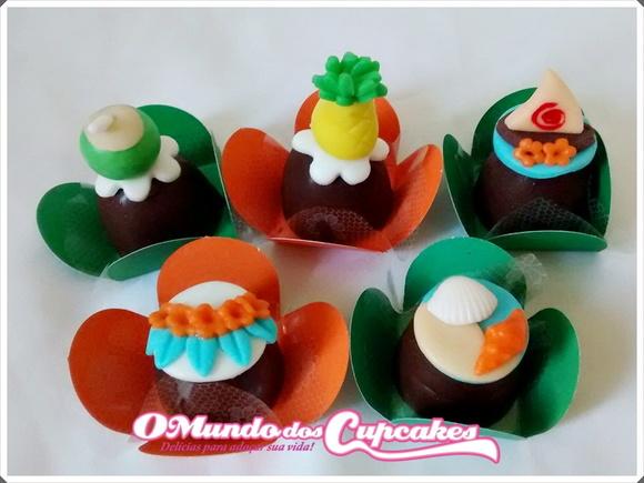 10 Apliques de açúcar 3cm docinhos Moana