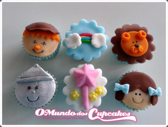 10 apliques de açúcar 4cm Magico de Oz