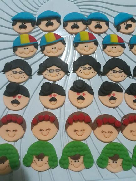 10 Apliques de açúcar Docinhos Chaves