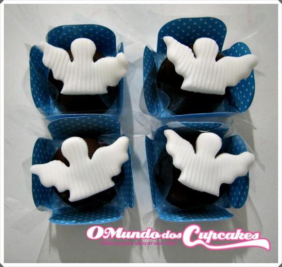 10 apliques de açúcar para docinhos Batizado 3 cm