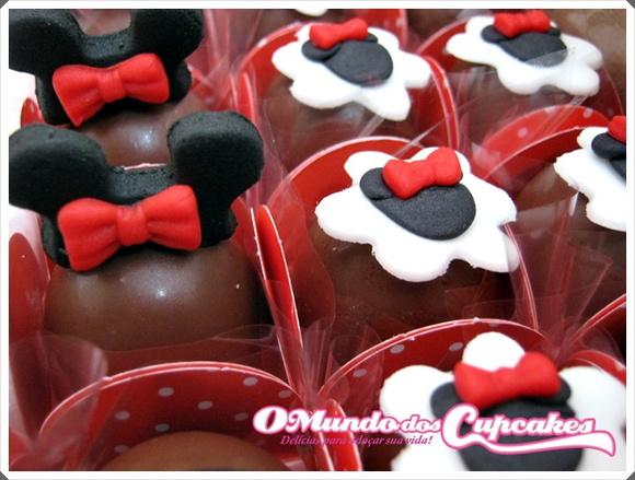 10 apliques de açúcar para Docinhos Minnie