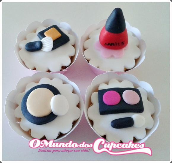 10 Apliques Pasta Americana 4cm Maquiagem