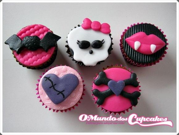10 Apliquesde Açúcar 4 cm Monster High