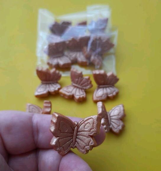 12 Borboletas de Açúcar para Doces e Chocolates