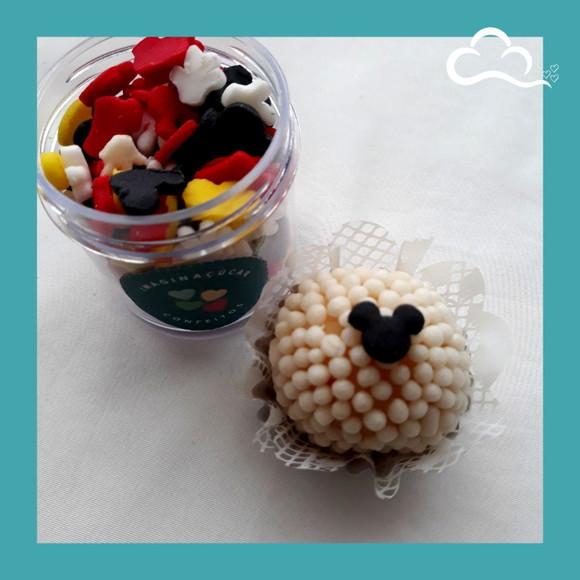 Mini Apliques para doces Mickey 25g