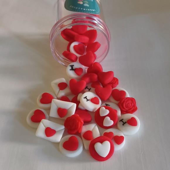 Mini Confeitos Dia dos Namorados para doces e chocolates