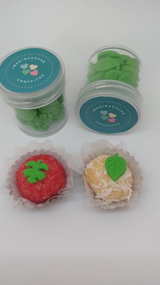 Mini Confeitos Folhas para doces 25g