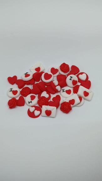 Mini Confeitos Dia dos Namorados para doces e chocolates