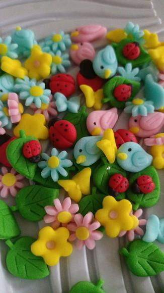 Mini Confeitos para Doces Jardim Encantado 25g