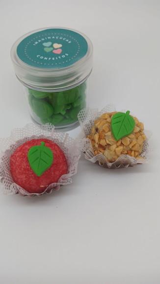 Mini Confeitos Folhas para doces 25g