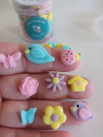 Mini Confeitos para Doces Jardim Encantado 25g