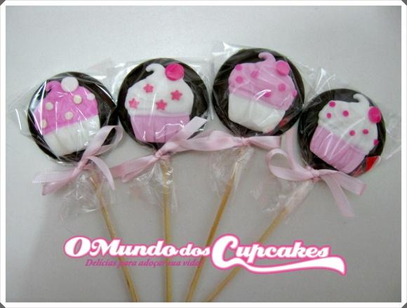 Modelagem Pirulitos Cupcakes