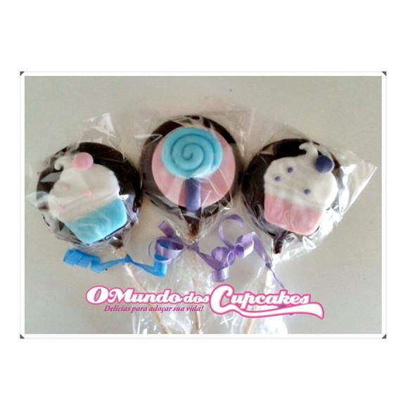 Modelagem Pirulitos Cupcakes