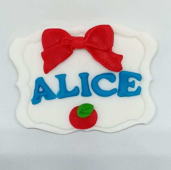 Placa de Açúcar para Mini Bolos