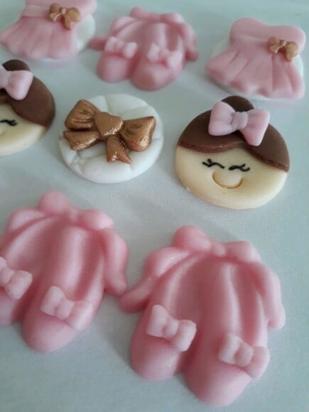 Confeitos de Açúcar 3cm Bailarina