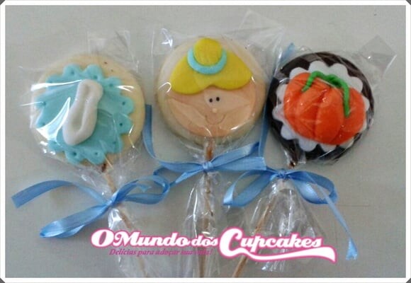 Confeitos de Açúcar 5cm Cinderela