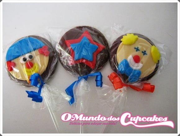 Confeitos de Açúcar 5cm Circo
