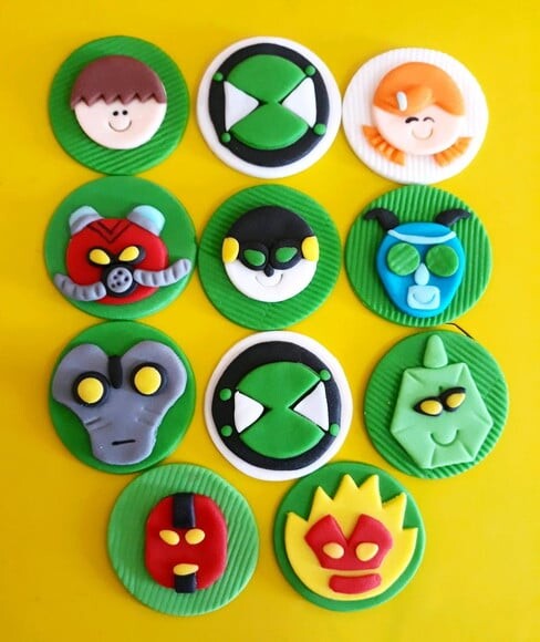 Confeitos de Açúcar 5cm Ben 10