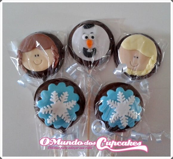 Confeitos de Açúcar 5cm Frozen