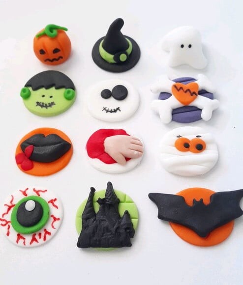 Confeitos de Açúcar 3cm Halloween