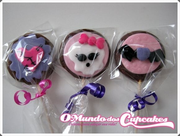 Confeitos de Açúcar 4cm Monster High