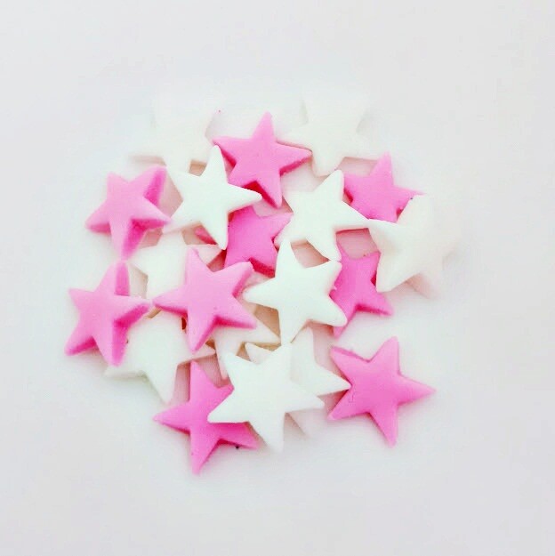 Mix 40 Mini Confeitos de Açúcar Estrelas