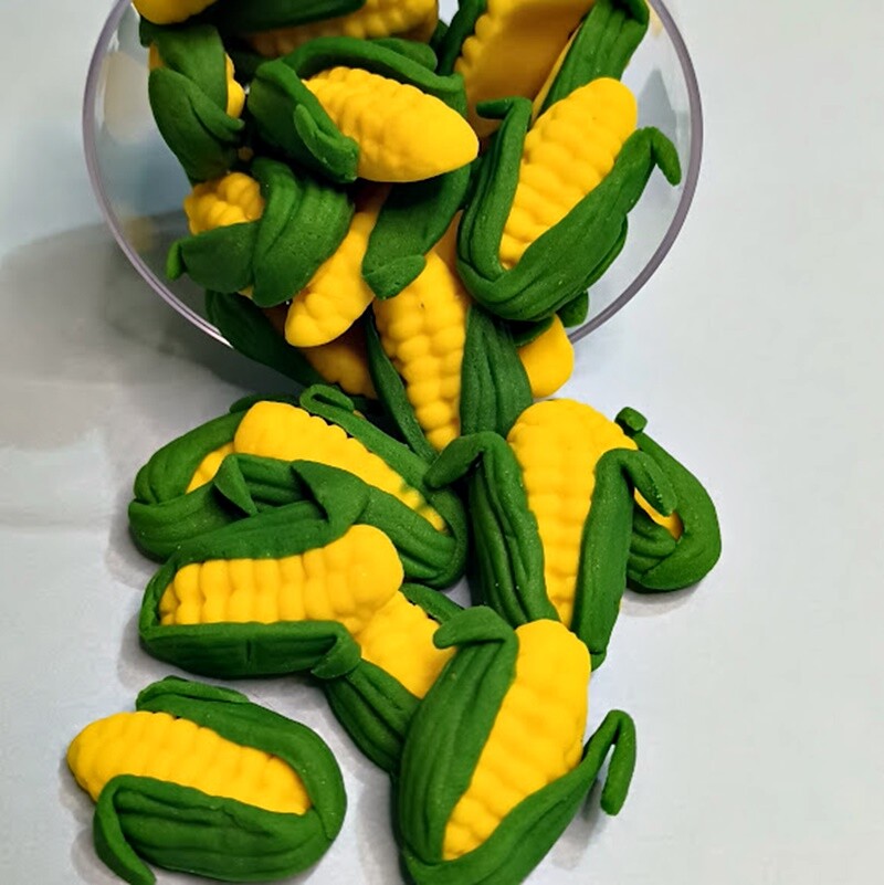Box 25 Milhos de açúcar para decorar doces Festa Junina Fazendi