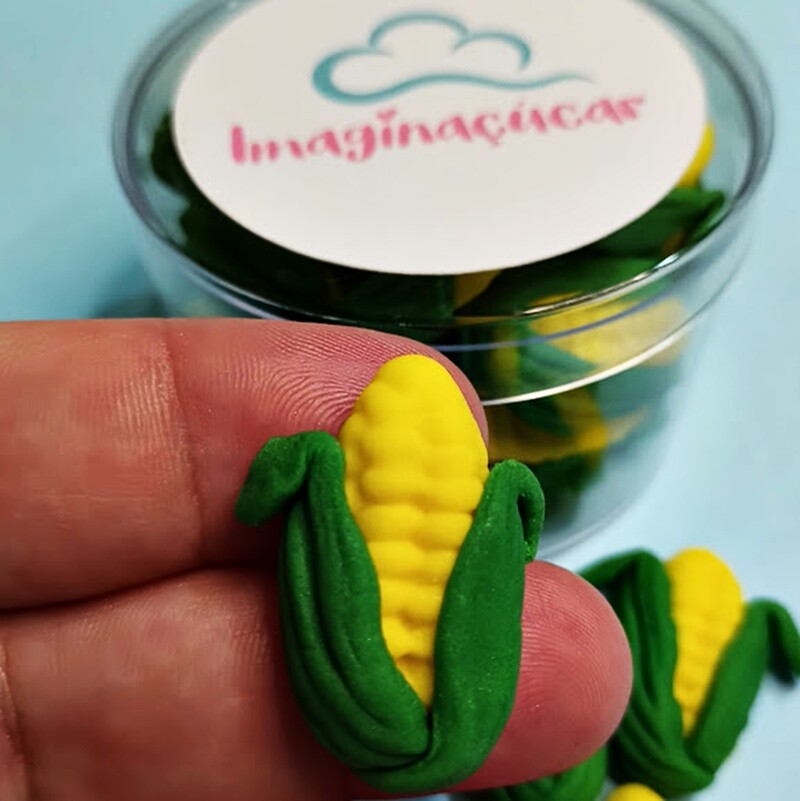 Box 25 Milhos de açúcar para decorar doces Festa Junina Fazendi
