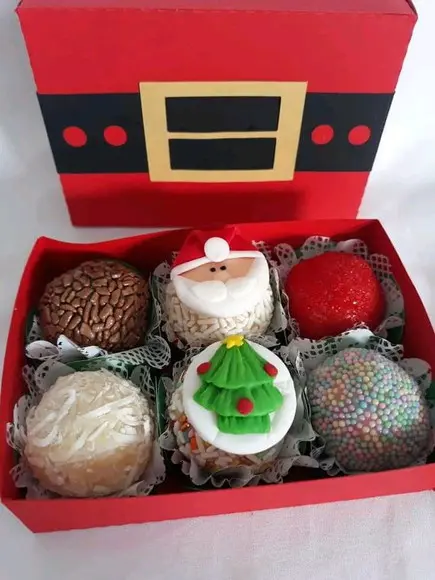 10 Apliques De Açúcar 3cm Natal