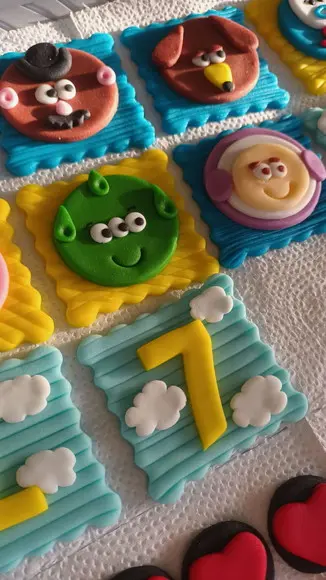 10 Apliques De Açúcar 5x5cm Toy Story