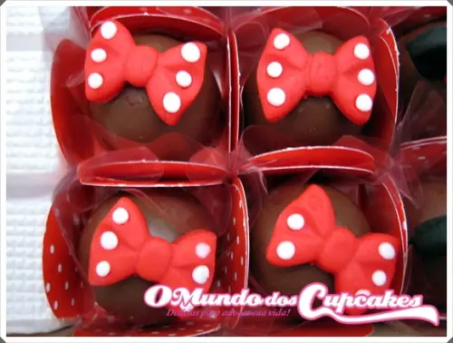 10 Apliques de açúcar para doces Minnie