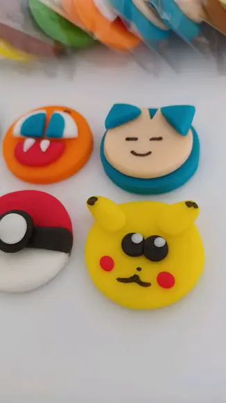 10 Apliques de açúcar para doces Pokemon