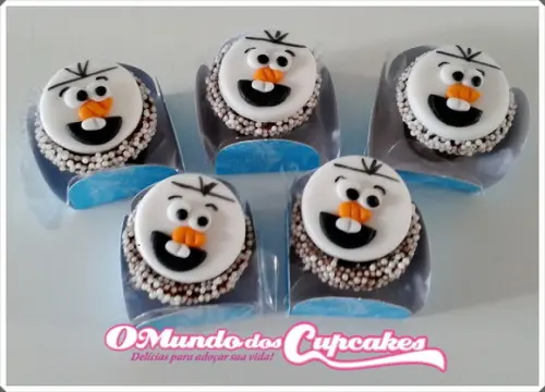 10 Apliques de açúcar para Docinhos 3 cm Frozen