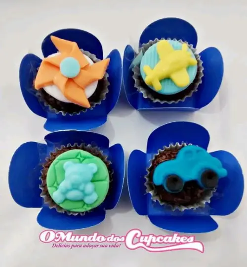 10 apliques de açúcar para docinhos Brinquedos