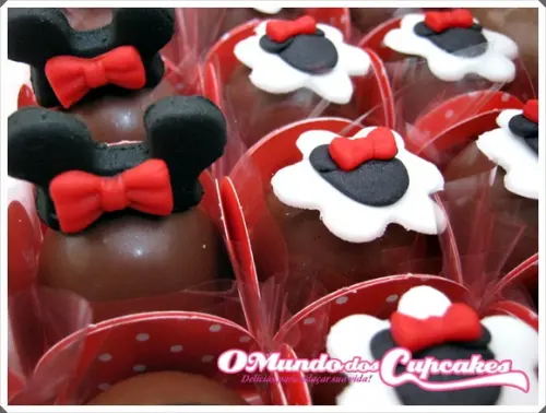 10 apliques de açúcar para Docinhos Minnie