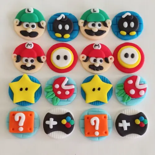 10 Confeitos De Açúcar Para Docinhos Super Mario Bros