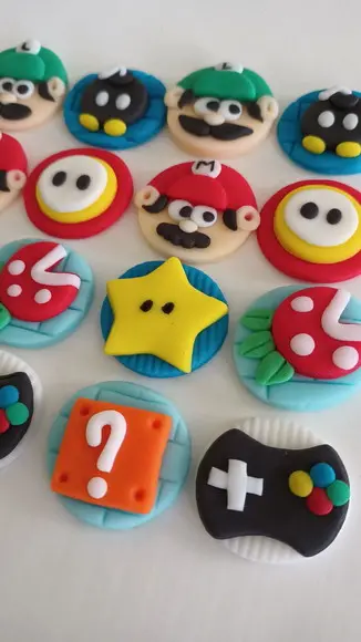 10 Confeitos De Açúcar Para Docinhos Super Mario Bros