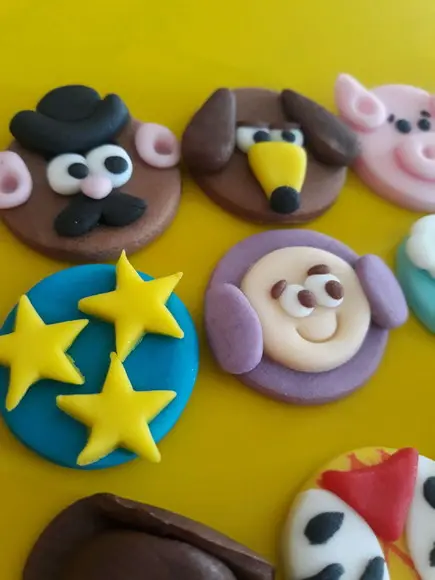 10 unid Confeitos de Açúcar Toy Story 3cm