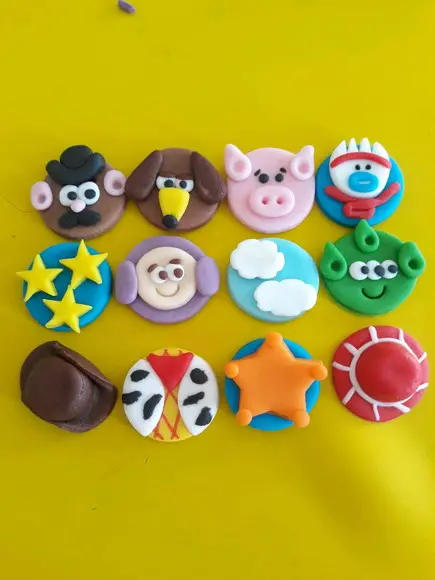 10 unid Confeitos de Açúcar Toy Story 3cm