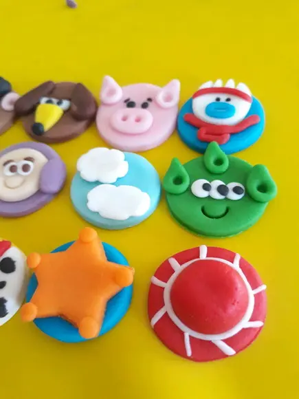 10 unid Confeitos de Açúcar Toy Story 3cm