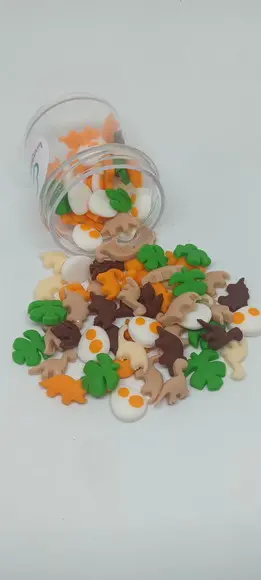 50 Mini Confeitos de Açúcar Dino Baby