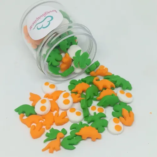 50 Mini Confeitos de Açúcar Dino Baby